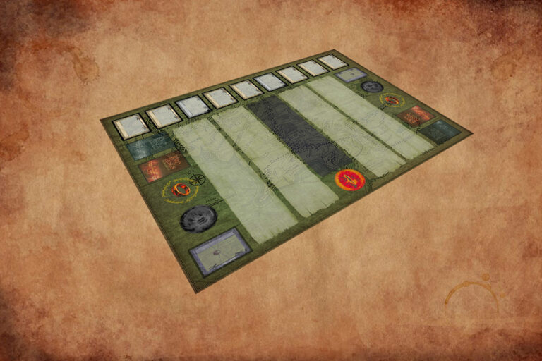 Mockup tapis de jeu Lord Of the Rings TCG