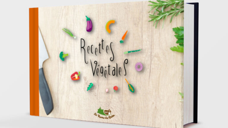 Mockup livre de recette ferme du Dabo