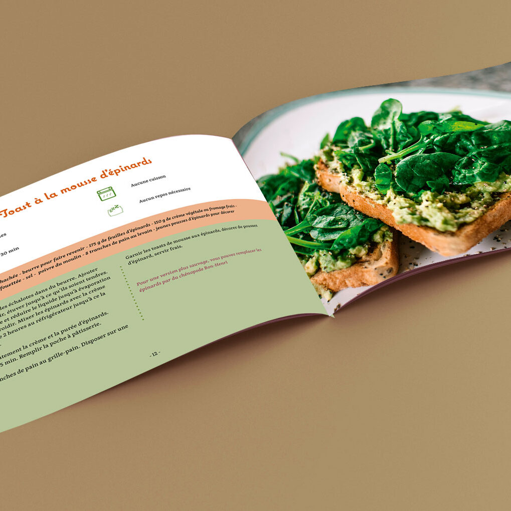 pages interieures du livre de recettes de la ferme du dabo