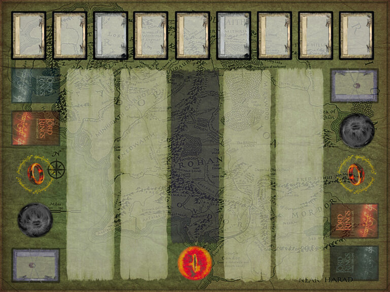 tapis de jeu de lord of the rings Tcg